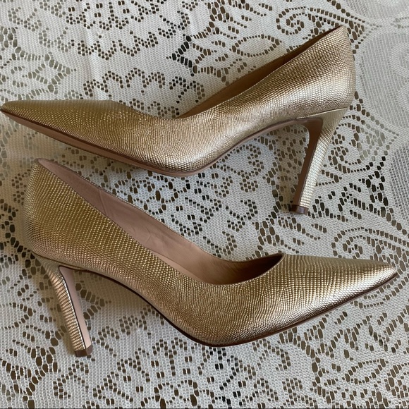 Naturalizer 27 Edit gold high heels NWOB - Picture 4 of 7